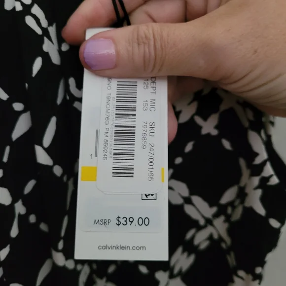 New Calvin Klein Top Petite M - Picture 5 of 9